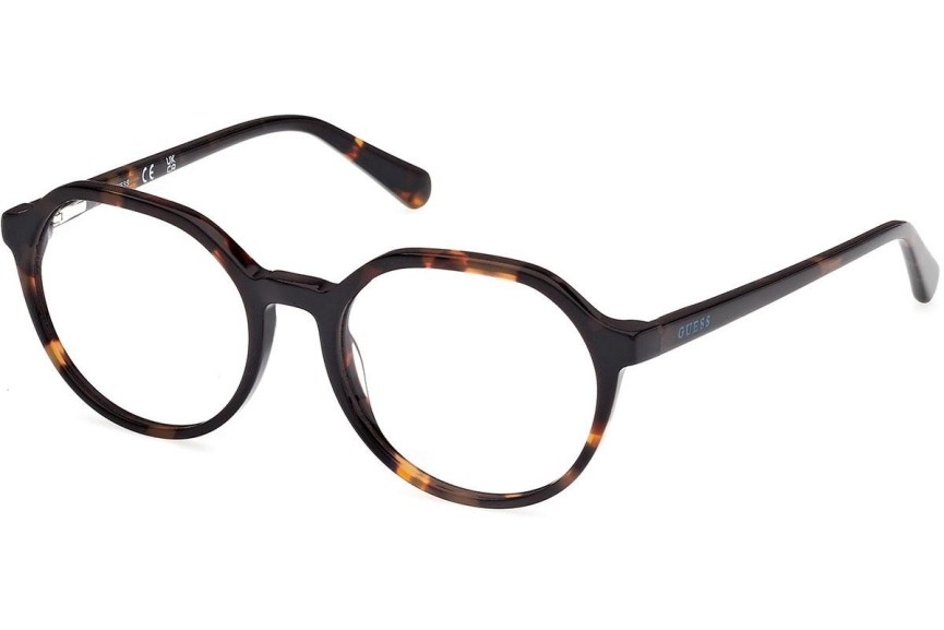 Okulary korekcyjne Guess GU50166 052 Okrągłe Havana