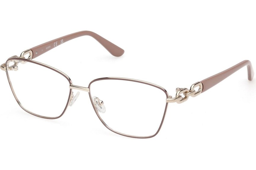 Silmälasit Guess GU50179 058 Kulmikkaat Beige