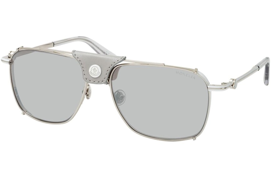 Ochelari de soare Moncler Gatiion ML0287 16C Dreptunghiulari Argintii