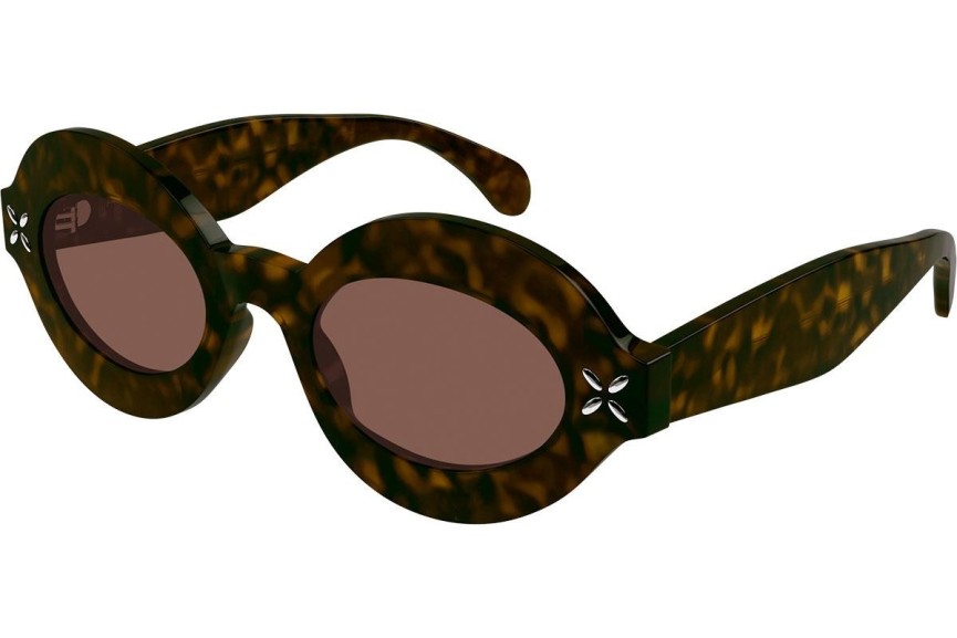 Solbriller Alaia AA0059S 003 Oval Havana