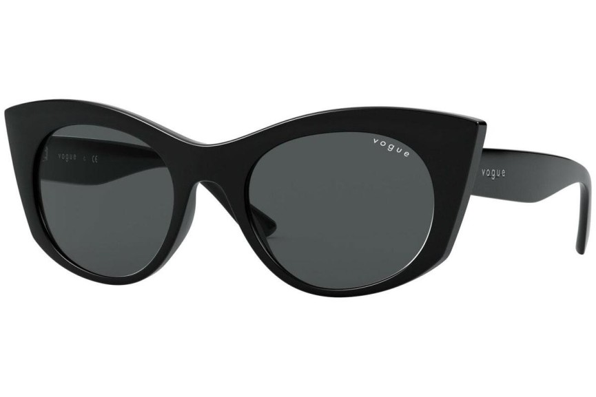 Okulary przeciwsłoneczne Vogue VO5312S W44/87 Kocie oczy Czarne