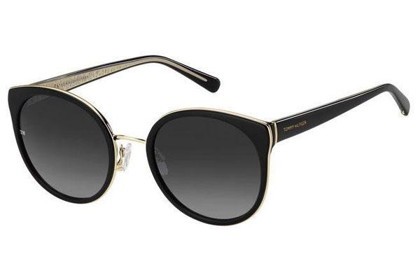 Okulary przeciwsłoneczne Tommy Hilfiger TH1810/S 807/9O Okrągłe Czarne