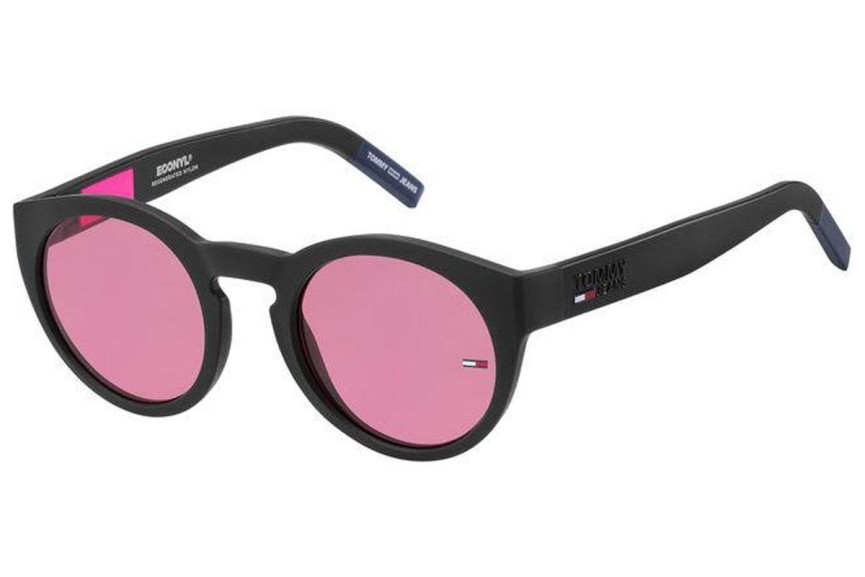 Okulary przeciwsłoneczne Tommy Jeans TJ0003/S 003/U1 Okrągłe Czarne