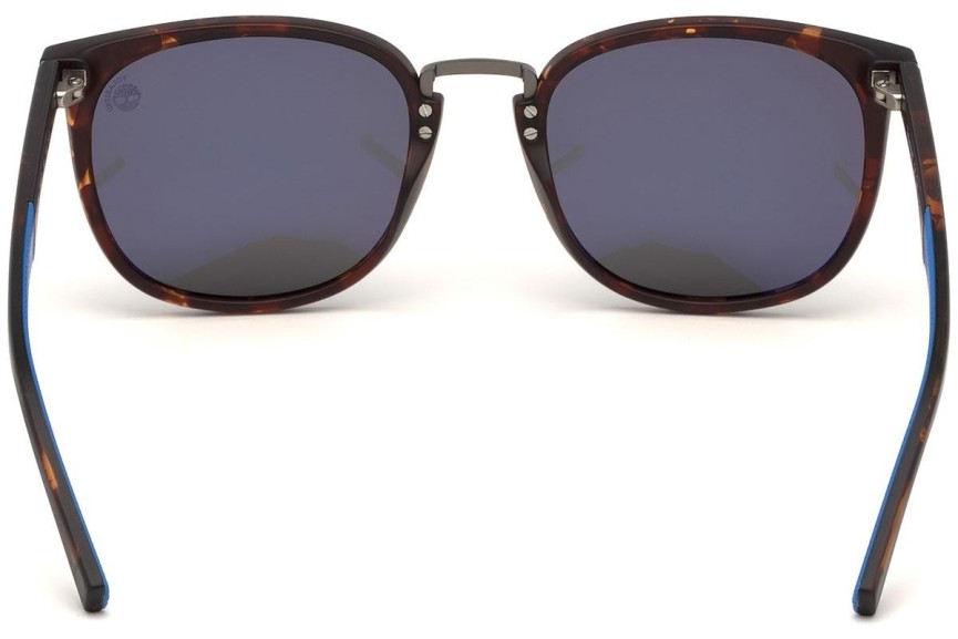 Okulary przeciwsłoneczne Timberland TB9175 52D Polarized Kwadratowe Havana