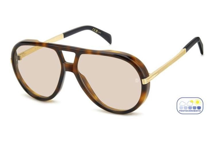 Okulary przeciwsłoneczne David Beckham DB99/VOYAGER 2IK/3O Pilotki (Aviator) Havana