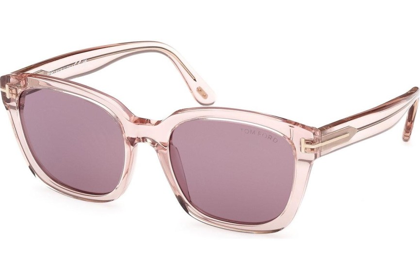 Solbriller Tom Ford Haylay FT1216 72Y Firkantet Pink