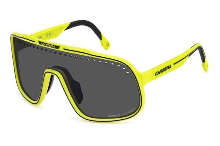 Okulary przeciwsłoneczne Carrera CSPORT02/S 4CW/IR Pojedyncze | Shield Żółte