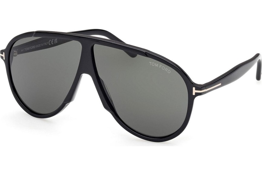 Ochelari de soare Tom Ford Vladimir FT1211 01N Pilot Negri