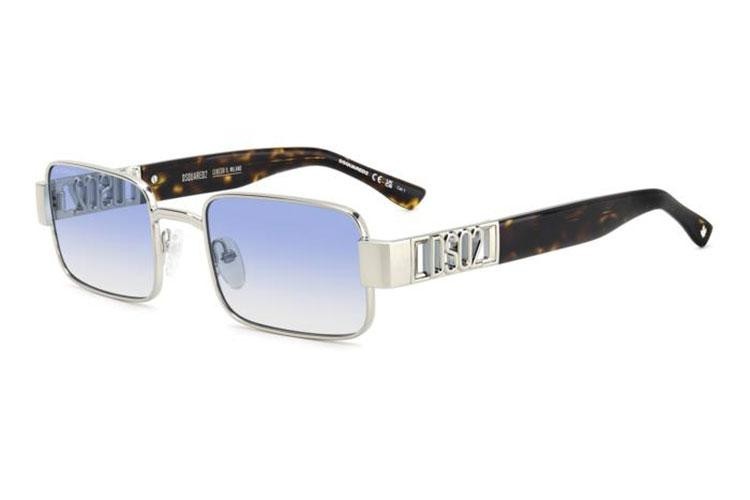 Ochelari de soare Dsquared2 D20156/S 010/ST Dreptunghiulari Argintii