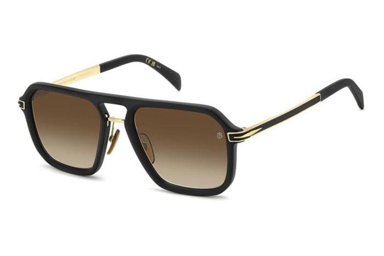 Okulary przeciwsłoneczne David Beckham DB7136/S I46/86 Kwadratowe Czarne