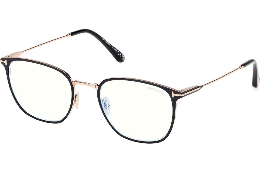 Okulary korekcyjne Tom Ford FT6041-B 002 Kwadratowe Czarne
