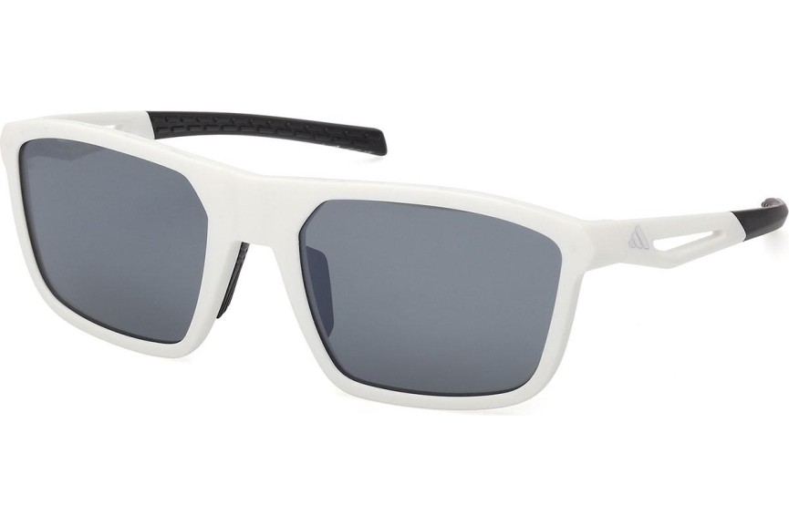 Ochelari de soare Adidas Sport SP0111 21D Polarized Pătrați Albi