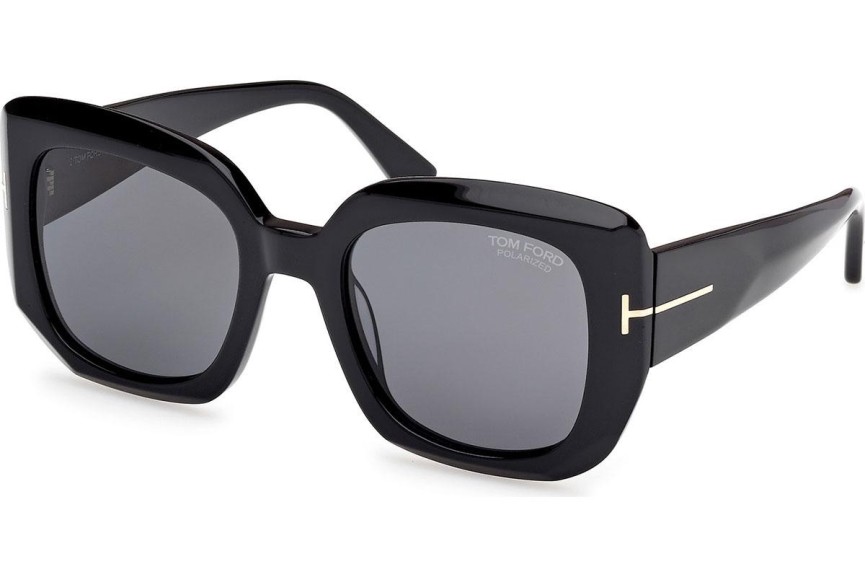 Ochelari de soare Tom Ford Carla-02 FT1220 01D Polarized Cat Eye Negri