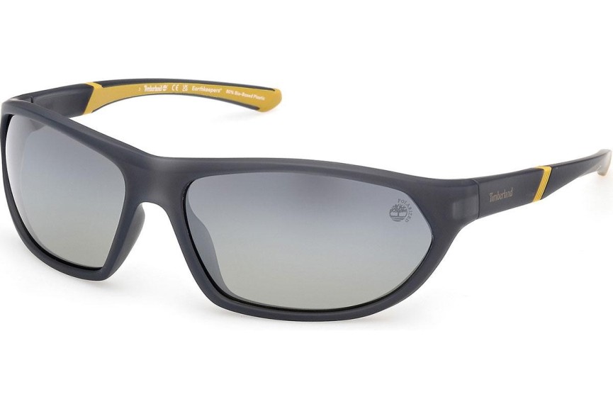 Слънчеви очила Timberland TB00035 20D Polarized Правоъгълни Сива