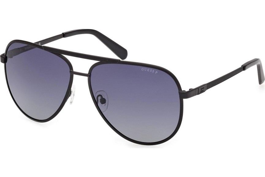 Ochelari de soare Guess GU00209 02D Polarized Pilot Negri