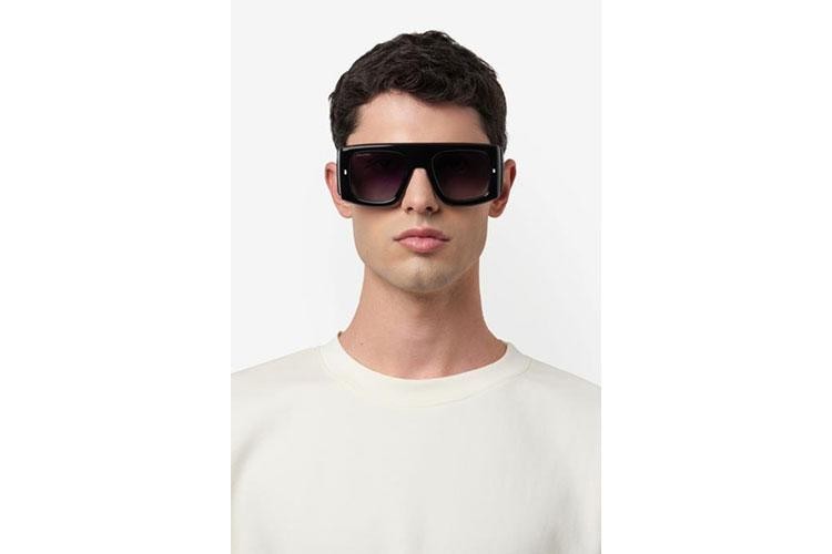 Okulary przeciwsłoneczne Dsquared2 ICON0024/S 807/9O Kwadratowe Czarne