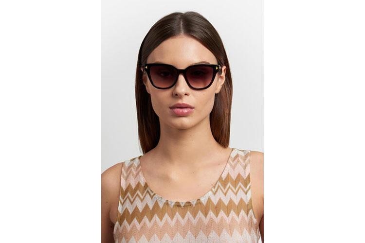 Ochelari de soare Missoni MIS0237/S 086/HA Cat Eye Havana