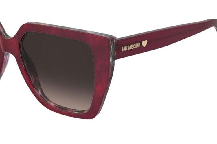 Ochelari de soare Love Moschino MOL088/S 8CQ/HA Cat Eye Roșii