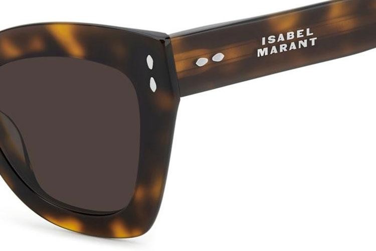 Okulary przeciwsłoneczne Isabel Marant IM0050/G/S WR9/70 Kocie oczy Havana