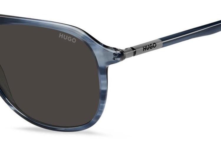 Ochelari de soare HUGO HG1345/S 38I/IR Pătrați Albaștri