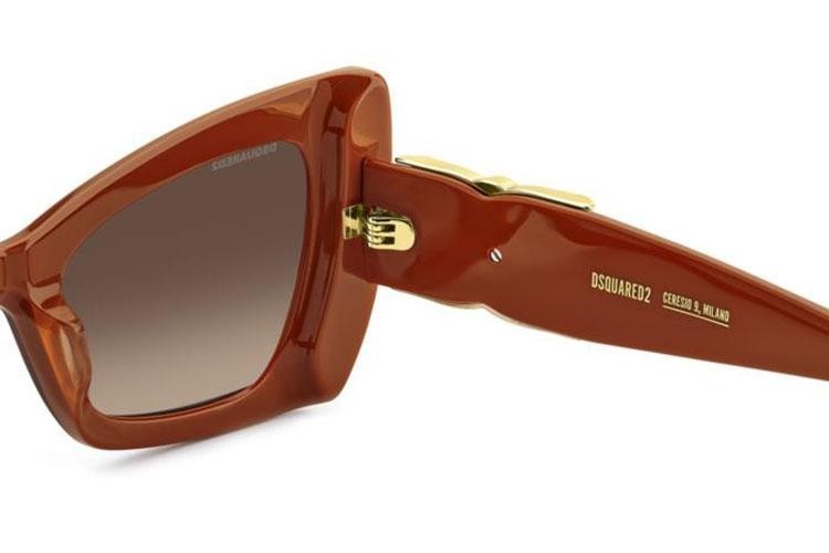 Ochelari de soare Dsquared2 D20170/S 12J/HA Cat Eye Maro