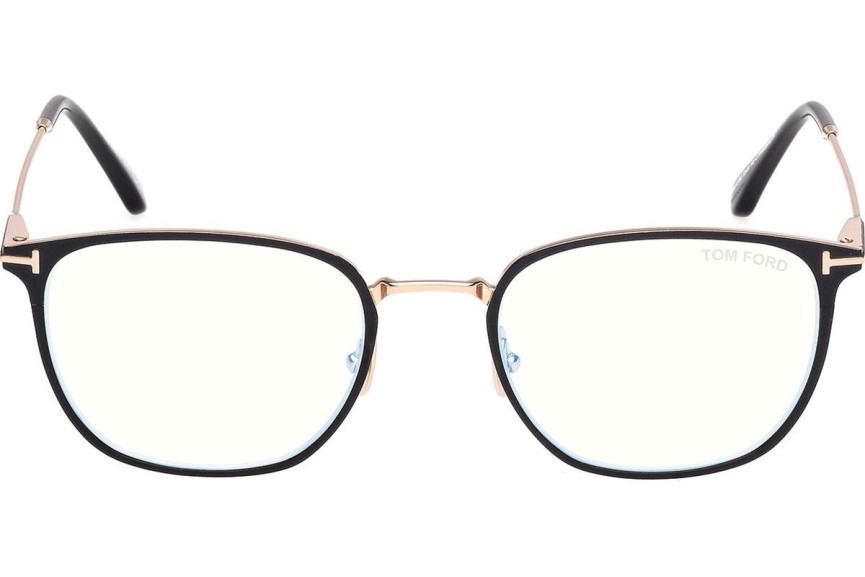 Okulary korekcyjne Tom Ford FT6041-B 002 Kwadratowe Czarne