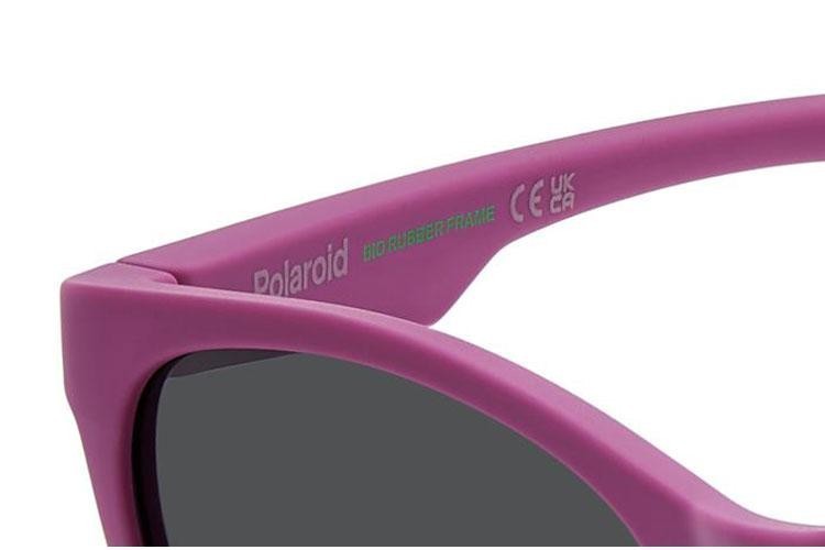 Ochelari de soare Polaroid Junior PLD8065/S QHO/M9 Polarized Cat Eye Roz