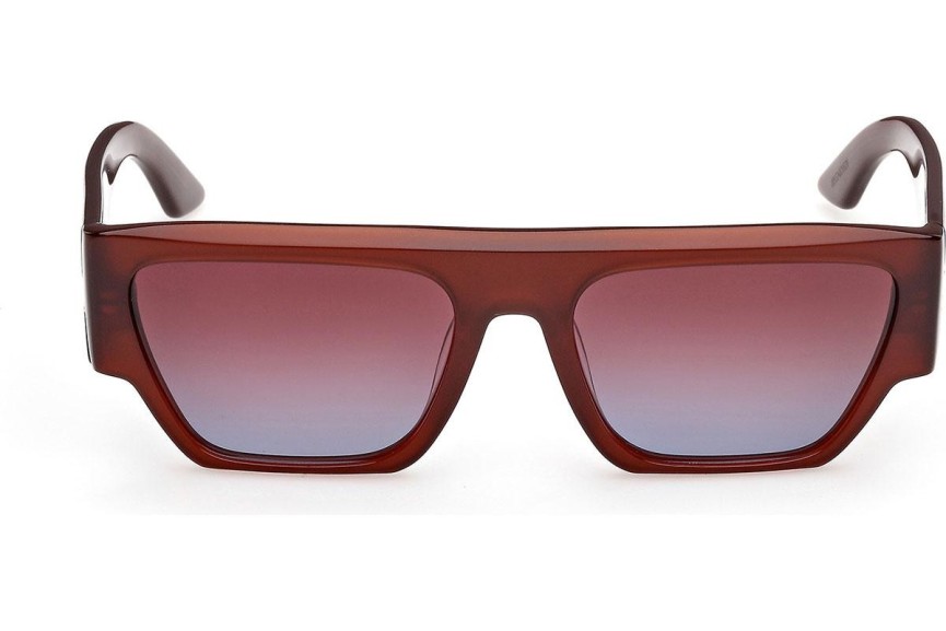 Okulary przeciwsłoneczne GCDS GD0064 48T Kocie oczy Czerwone
