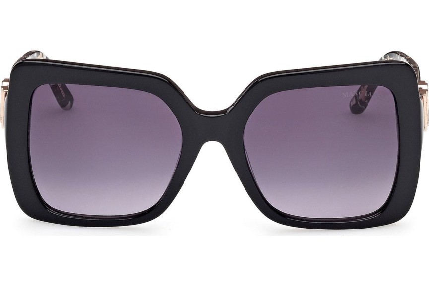 Okulary przeciwsłoneczne Marciano GM00019 01B Kocie oczy Czarne