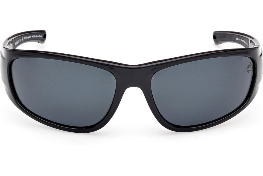 Napszemüvegek Timberland TB00033 01D Polarized Cat Eye Fekete