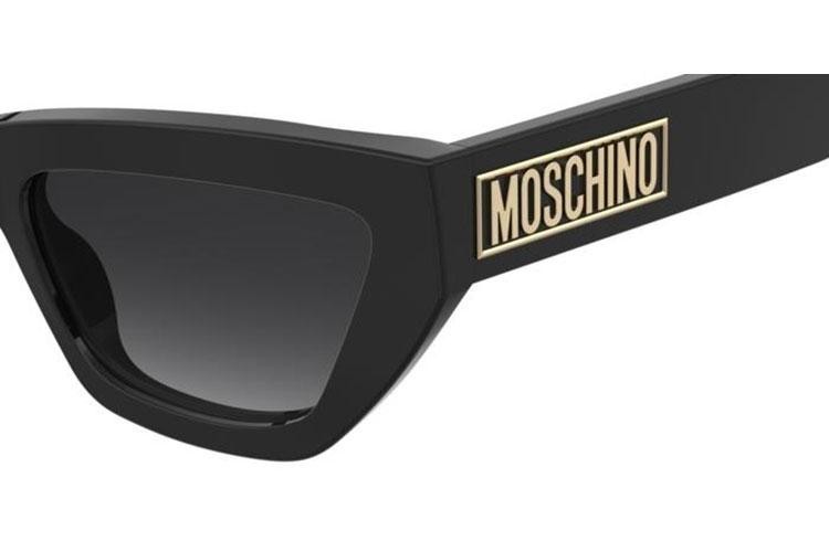 Okulary przeciwsłoneczne Moschino MOS182/S 807/9O Kocie oczy Czarne