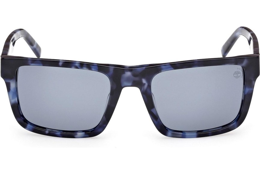 Solbriller Timberland TB00042 56D Polarized Firkantet Blå