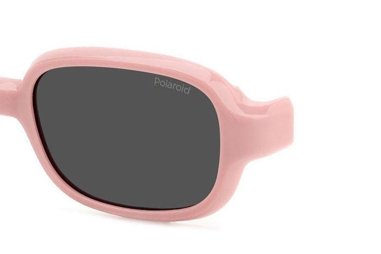 Ochelari de soare Polaroid Junior PLDK003CL-ON 35J Dreptunghiulari Roz