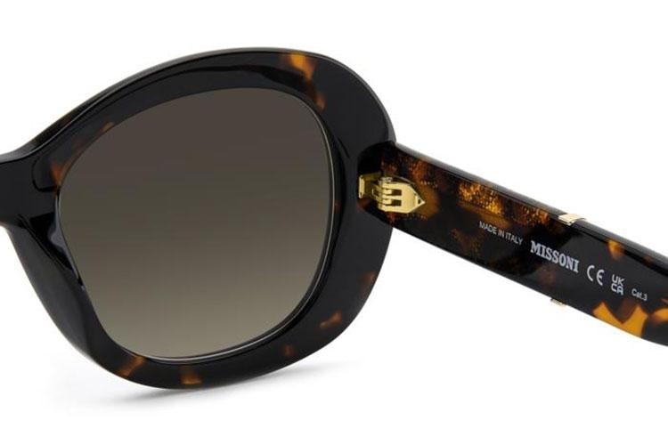 Okulary przeciwsłoneczne Missoni MIS0215/G/S 086/HA Kocie oczy Havana