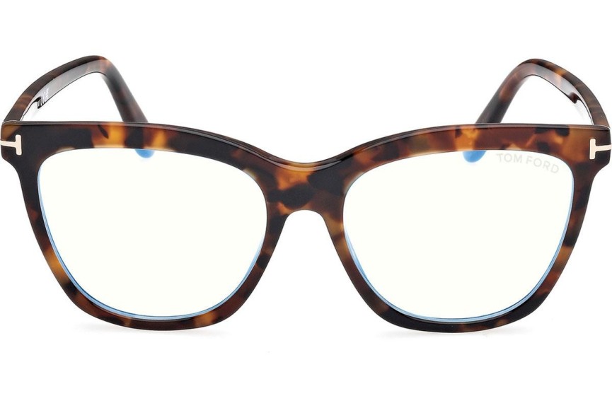 Okulary korekcyjne Tom Ford FT6042-B 052 Kocie oczy Havana