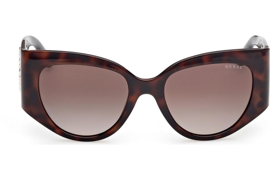 Okulary przeciwsłoneczne Guess GU00202 52F Kocie oczy Havana