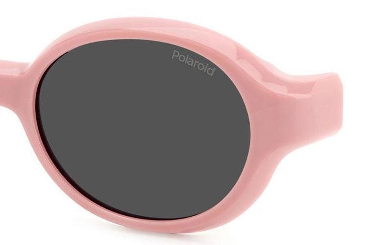 Ochelari de soare Polaroid Junior PLDK004CL-ON 35J Ovali Roz