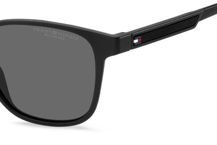 Ochelari de soare Tommy Hilfiger TH2202/S 807/M9 Polarized Pătrați Negri