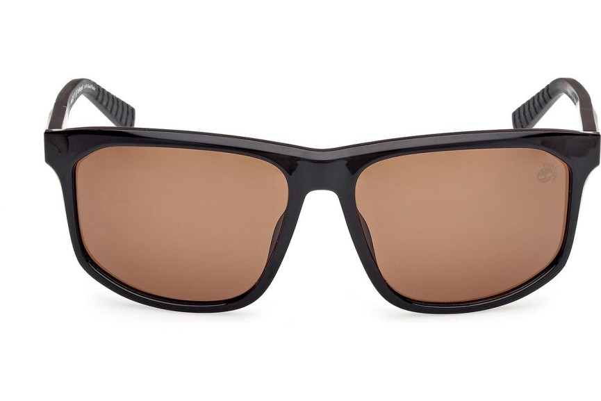 Zonnebril Timberland TB00036-H 01H Polarized Rechthoekige Zwart