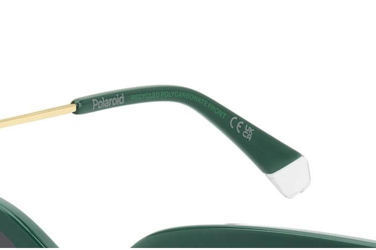 Okulary przeciwsłoneczne Polaroid PLD4185/S/X 1ED/M9 Polarized Kocie oczy Zielone