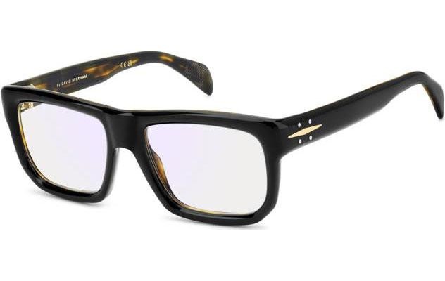 Okulary korekcyjne David Beckham DB7137 WR7 blue-light [non-prescription] Kwadratowe Czarne