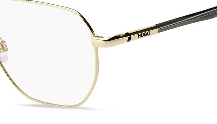 Okulary korekcyjne HUGO HG1354 J5G Kwadratowe Złote