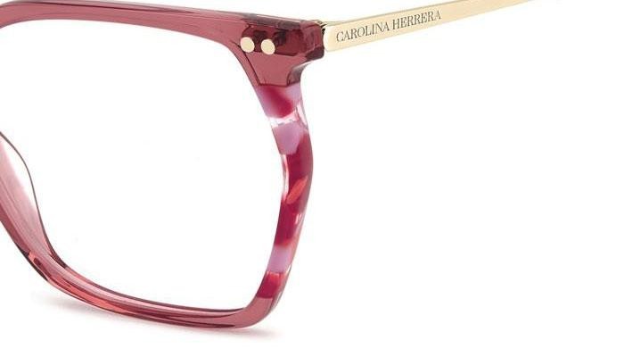 Ochelari Carolina Herrera HER0293 8CQ Cat Eye Roșii