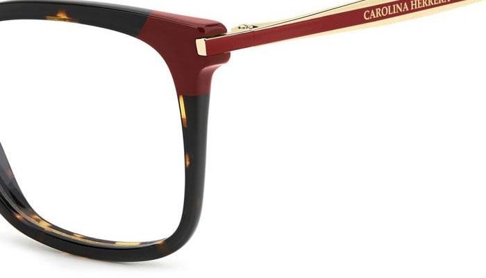 Okulary korekcyjne Carolina Herrera HER0309 086 Kocie oczy Havana