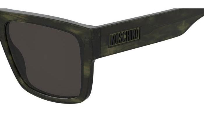 Okulary przeciwsłoneczne Moschino MOS187/S 6AK/IR Kwadratowe Zielone