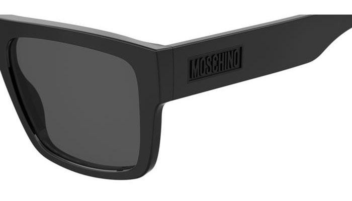 Okulary przeciwsłoneczne Moschino MOS187/S 807/IR Kwadratowe Czarne