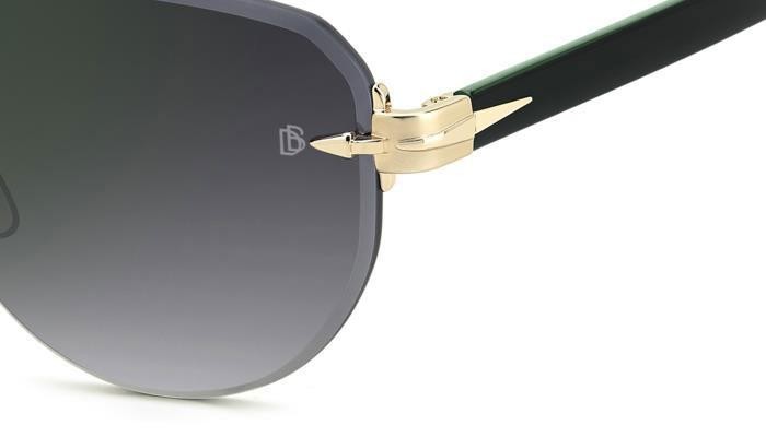 Okulary przeciwsłoneczne David Beckham DB7144/S PEF/NU Pilotki (Aviator) Złote