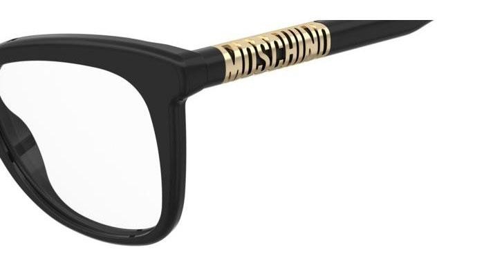 Okulary korekcyjne Moschino MOS650 2M2 Kocie oczy Czarne