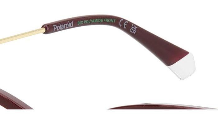 Okulary korekcyjne Polaroid PLDD564 LHF Kocie oczy Czerwone