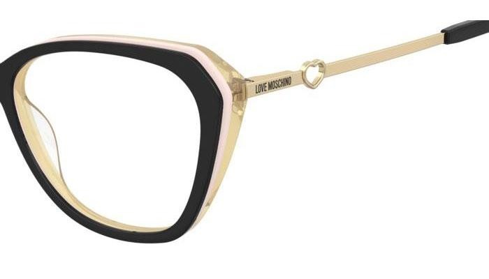 szemüvegeinket Love Moschino MOL653 SZE Cat Eye Fekete